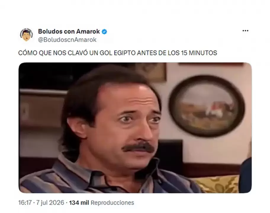 Los mejores memes de Argentina Egipto
