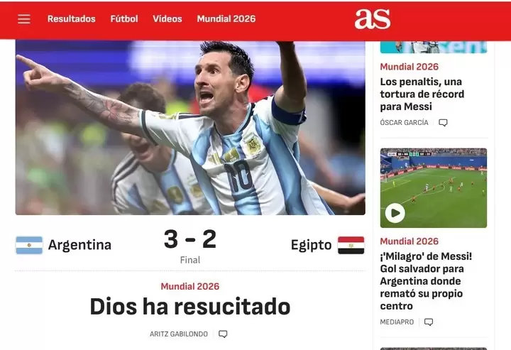 La postada del diario As
