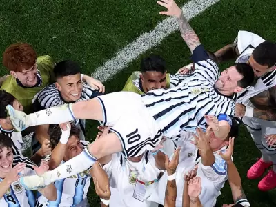 Lio Messi tras el partido con Egipto