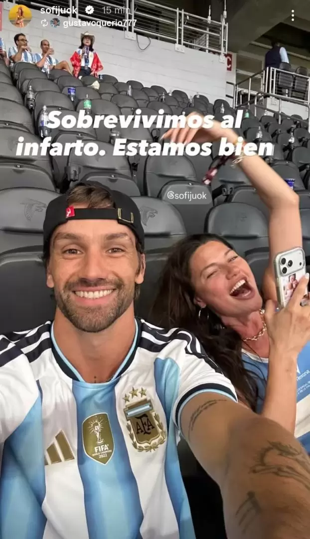 Así reaccionaron los famosos al triunfo de la Selección Argentina