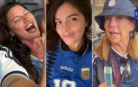Los famosos explotaron tras la remontada de Argentina