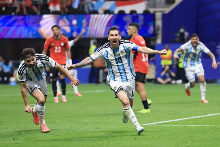 Lionel Messi contra Egipto