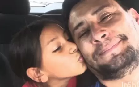 Una de las fotos con las que Gabriel Vega record� a su hija Agostina