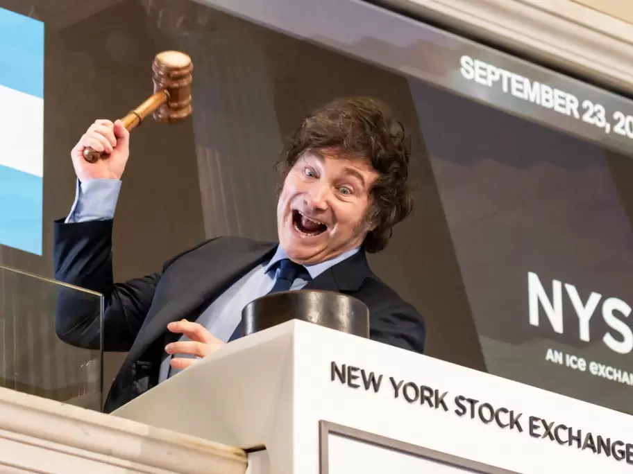 Javier Milei en Nueva York