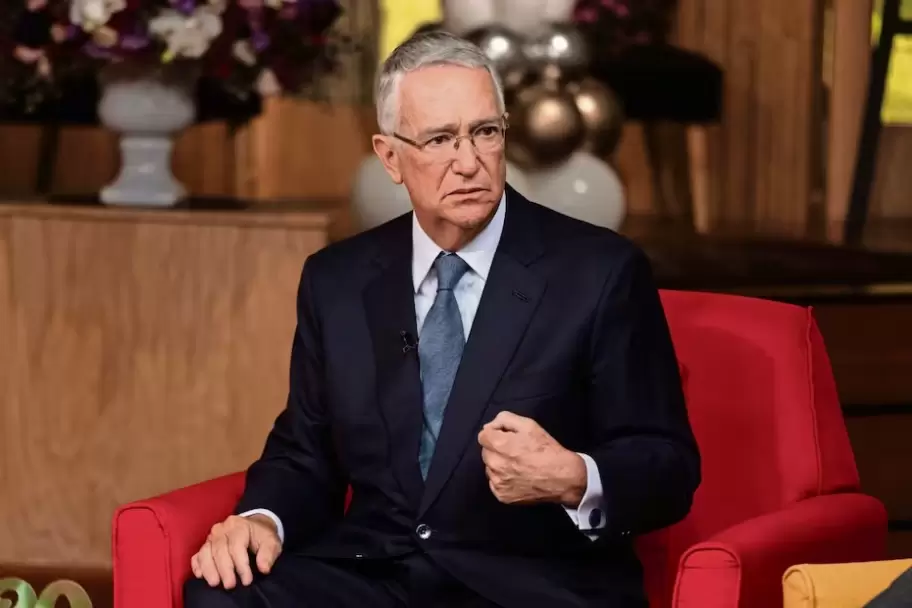 El presidente de la TV Azteca, Ricardo Salinas Pliego.