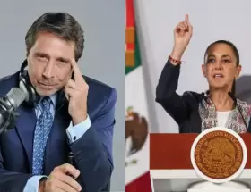 Una pelea internacional: Eduardo Feinmann y Claudia Sheinbaum.