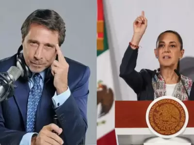 Una pelea internacional: Eduardo Feinmann y Claudia Sheinbaum.