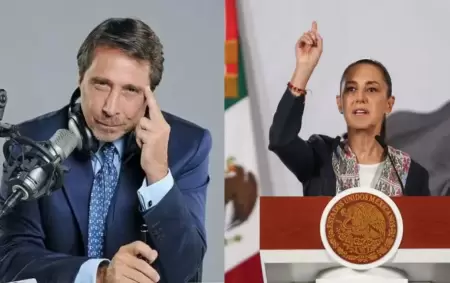 Una pelea internacional: Eduardo Feinmann y Claudia Sheinbaum.