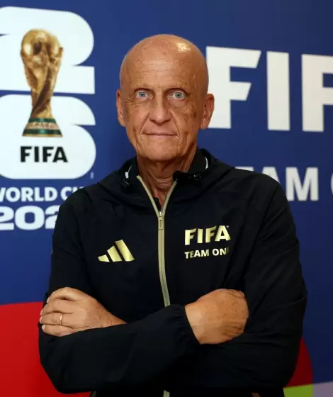 Pierluigi Collina es director de la Divisi�n de Arbitraje de la FIFA.