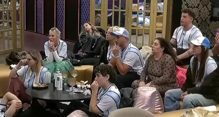 Los participantes de Gran Hermano miraron el partido de la Selecci�n Argentina