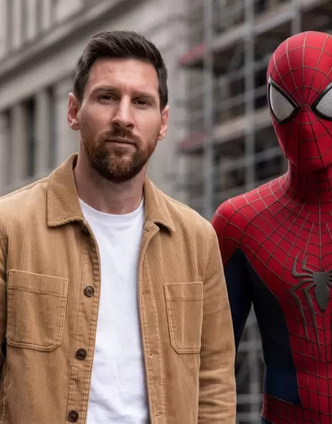 La participaci�n de Lionel Messi junto a Tom Holland en una campa�a global