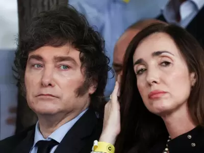 �Javier Milei junto a Victoria Villarruel�