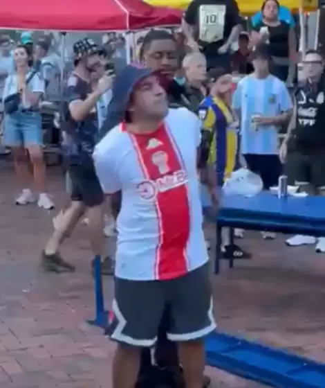 Batalla campal entre las barras de San Lorenzo y Hurac�n