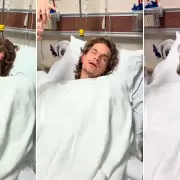 El desopilante video viral del actor que despert� de una cirug�a alentando a la Selecci�n: "Campeones otra vez"