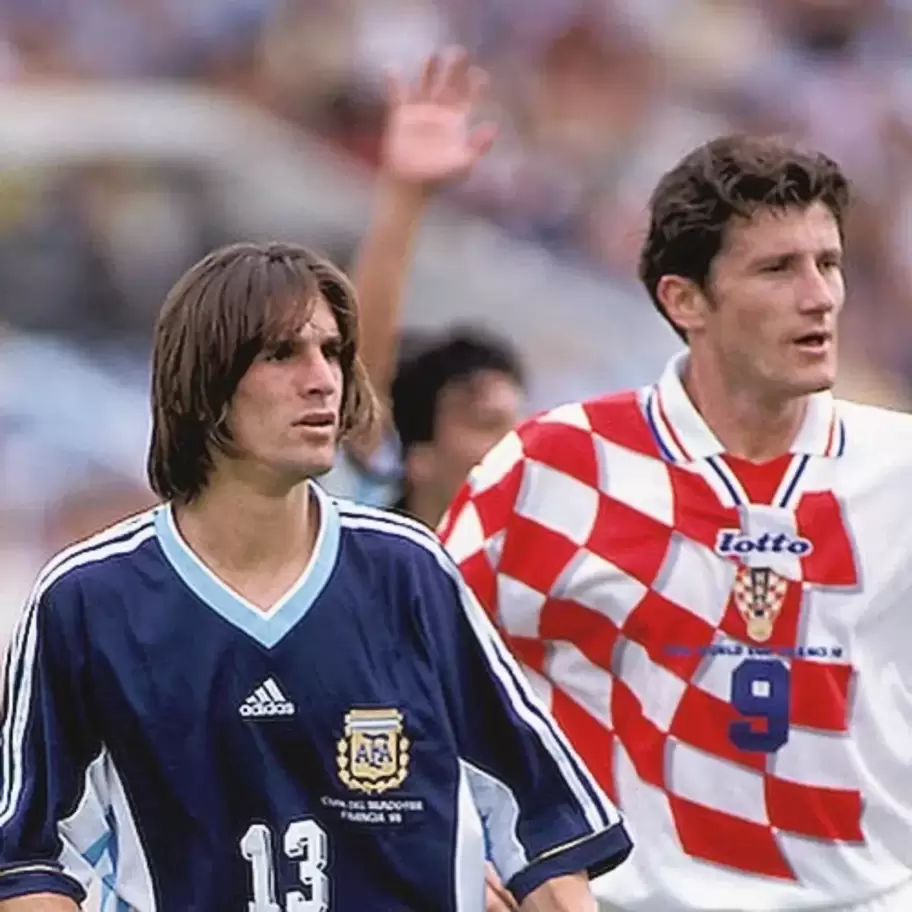 Pablo Paz contra los ingleses en Francia '98