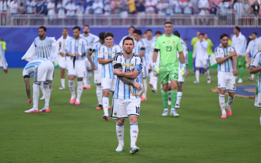 La Selecci�n Argentina se prepara para jugar contra Inglaterra