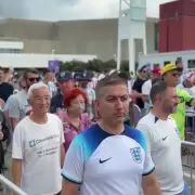 Abrieron las puertas del Mercedes-Benz Stadium y Argentina e Inglaterra ingresan en paz a la Semifinal
