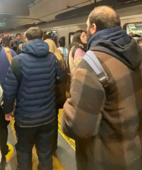 Caos, bronca y desesperaci�n en trenes, subtes y colectivos
