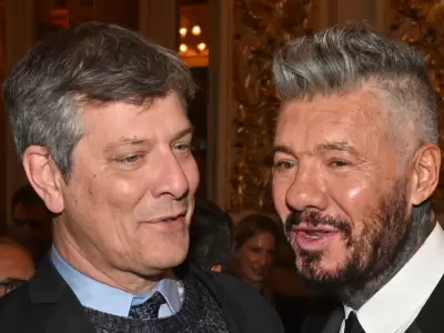 Mario Pergolni y Marcelo Tinelli.