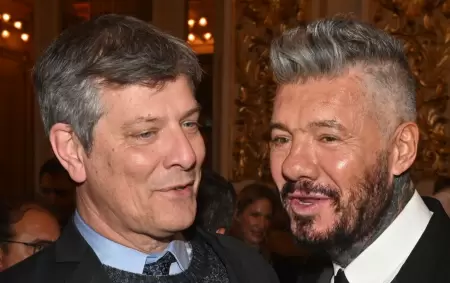 Mario Pergolni y Marcelo Tinelli.