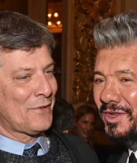 Mario Pergolni y Marcelo Tinelli.
