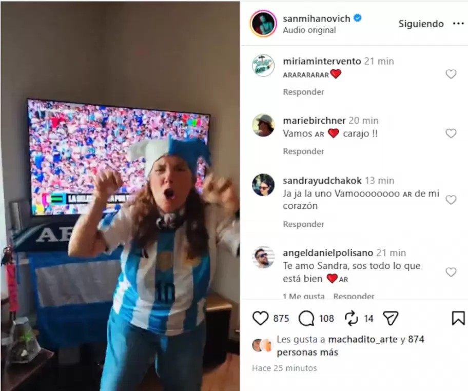 Los famosos que gritaron la épica clasificación de la Selección