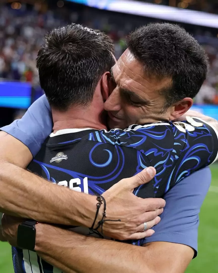 Selección Argentina después del triunfo a Inglaterra