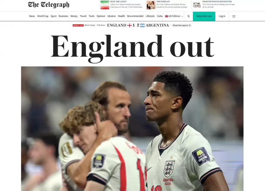 Llora la prensa inglesa