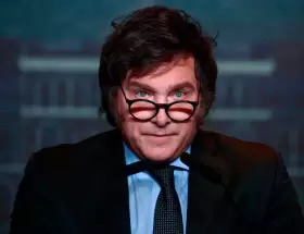 Javier Milei�y otro d�a que el trabajo qued� relegado por la actividad en X.