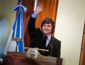 Javier Milei en el 172 aniversario de la Bolsa de Comercio de Buenos Aires.