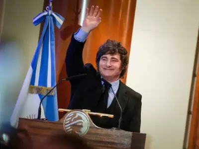 Javier Milei en el 172 aniversario de la Bolsa de Comercio de Buenos Aires.
