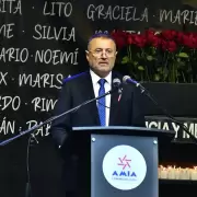 El presidente de la AMIA en el acto a 32 años del atentado: advirtió que la causa está "adormecida o cajoneada"
