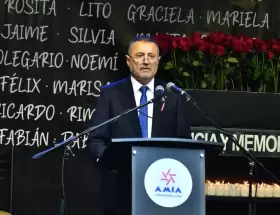 El presidente de la AMIA, Osvlado Armoza, fue muy cr�tico con la falta de celeridad de la Justicia.