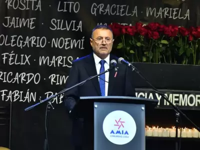 El presidente de la AMIA, Osvlado Armoza, fue muy cr�tico con la falta de celeridad de la Justicia.