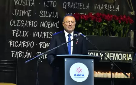 El presidente de la AMIA, Osvlado Armoza, fue muy cr�tico con la falta de celeridad de la Justicia.