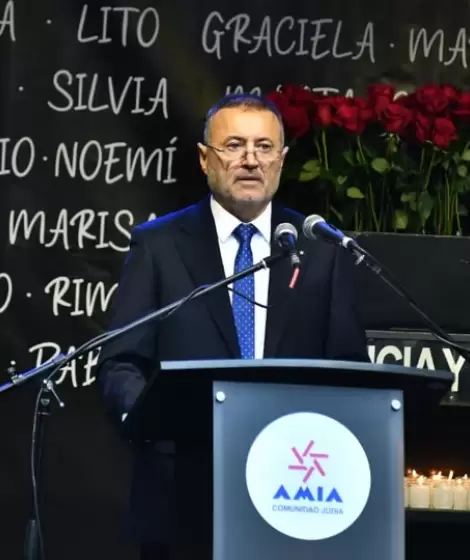El presidente de la AMIA, Osvlado Armoza, fue muy cr�tico con la falta de celeridad de la Justicia.
