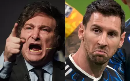 Javier Milei qued� muy enojado con Lionel Messi por las declaraciones acerca de la gente "que no llega a fin de mes".