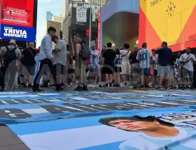 Fiebre por la final entre Argentina y Espa�a