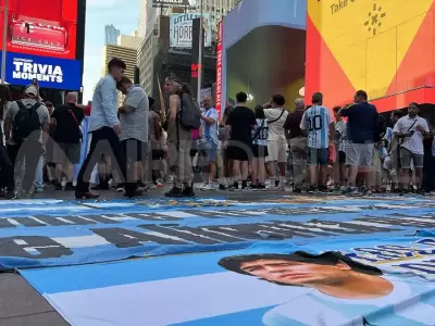 Fiebre por la final entre Argentina y Espa�a