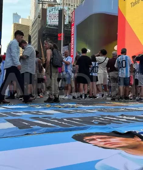 Fiebre por la final entre Argentina y Espa�a