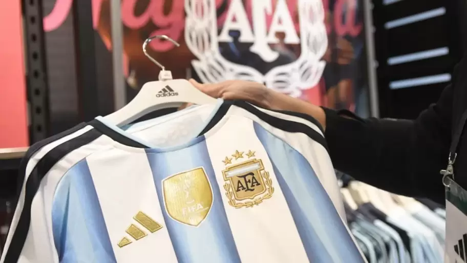 La venta de camisetas de la Selección Argentina se dispara