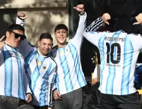 La venta de camisetas de la Selecci�n Argentina se dispara