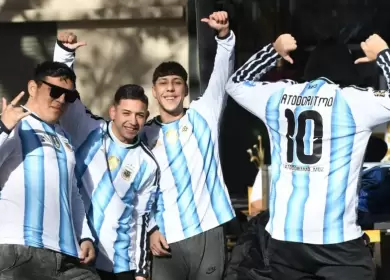 La venta de camisetas de la Selecci�n Argentina se dispara