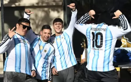 La venta de camisetas de la Selecci�n Argentina se dispara