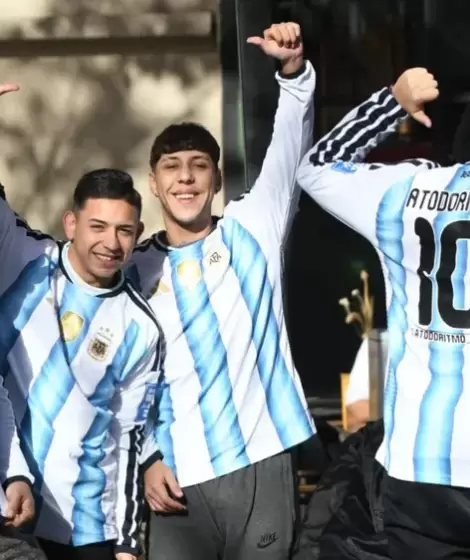 La venta de camisetas de la Selecci�n Argentina se dispara