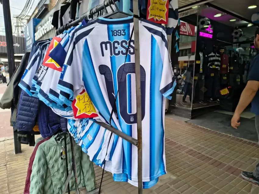 La venta de camisetas de la Selección Argentina se dispara