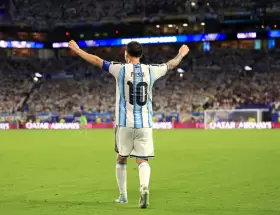 La emoci�n de Lionel Messi tras la final