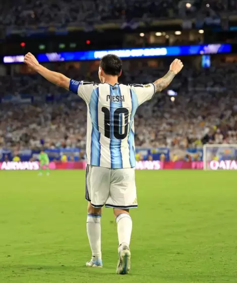 La emoci�n de Lionel Messi tras la final
