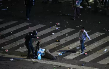 15 detenidos en el Obelisco tras el subcampeonato de la Selecci�n