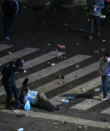 15 detenidos en el Obelisco tras el subcampeonato de la Selecci�n